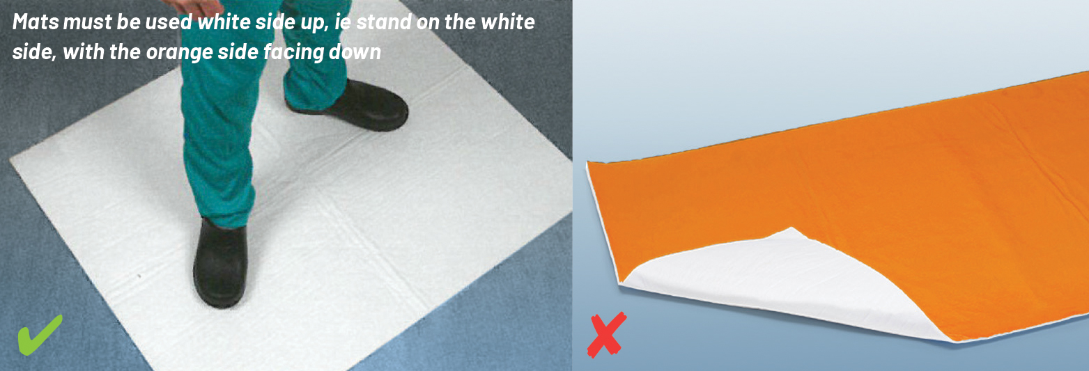 Anti Slip Disposable Absorbent Floor Mat Benchguard anti-slip-disposable-absorbent-floor-mat-benchguard